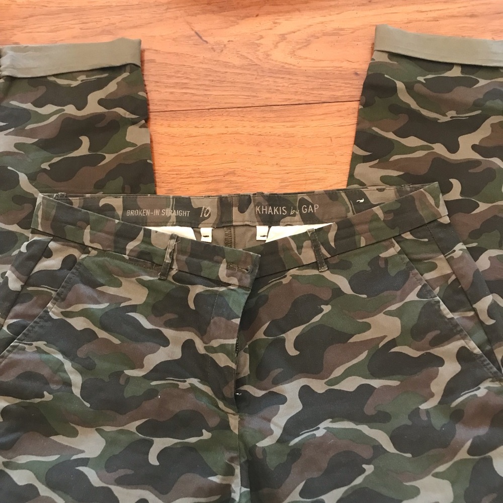 Broken-In-Straight Khakis by Gap